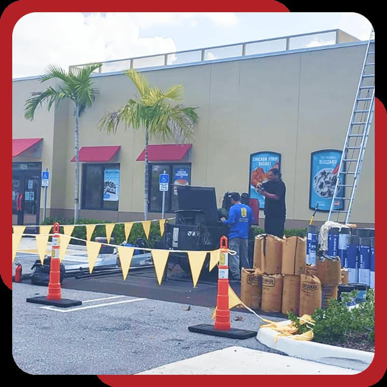 Commercial roofing and exterior construction services in South Florida